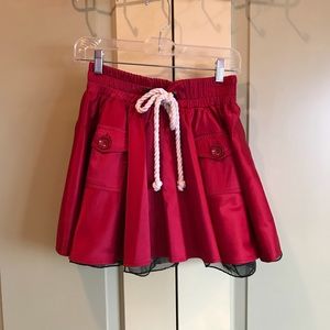 Red Santa skirt